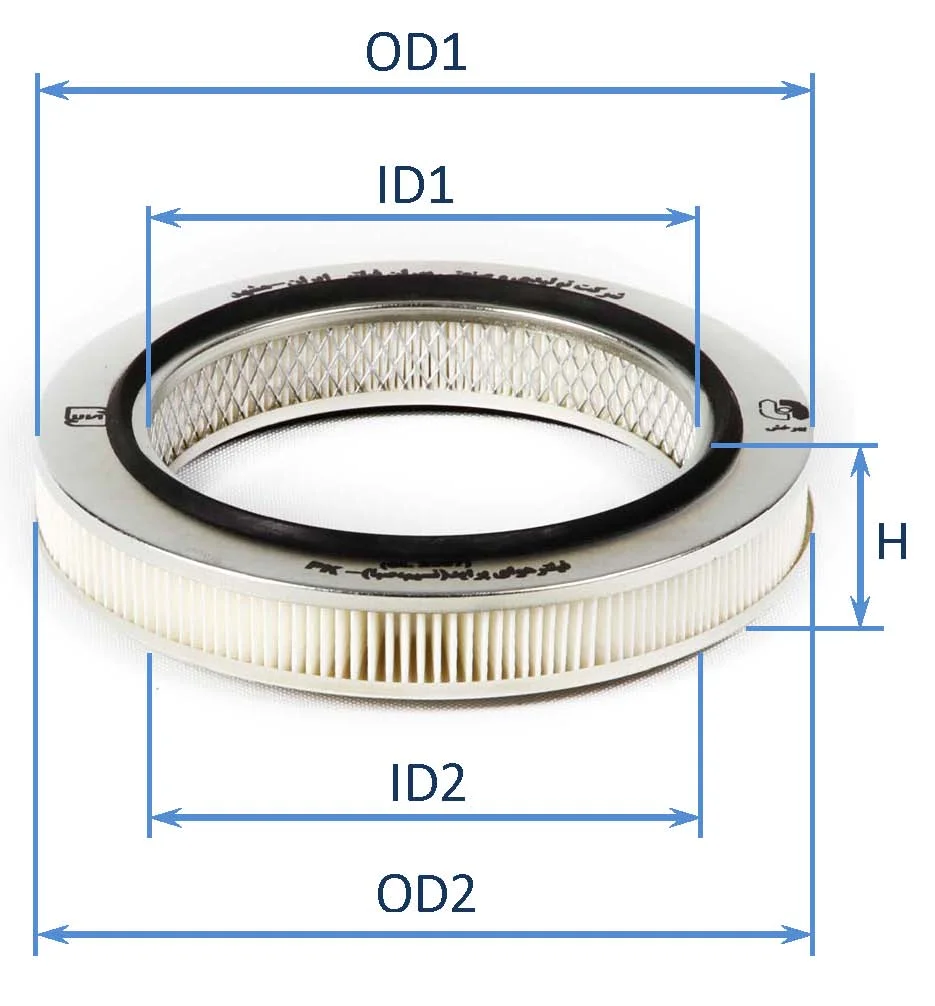 فیلتر هوا 50910 ارو فلزی پراید کاربراتوری