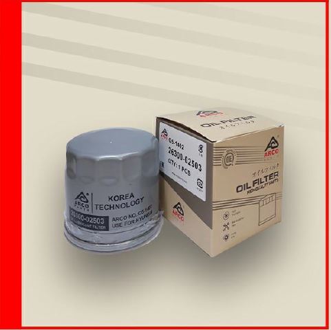 فیلتر روغن O5-1402 آرکو هیوندای i10 ای 10، کیا پیکانتو ، هیوندای i20 ای 20، کیا سید ( 26300-02503 )