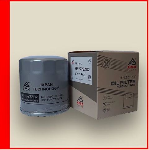 فیلتر روغن O5-1106 آرکو تویوتا کمری 6، پرادو 4، ریچ، هایس (90915-YZZD2)