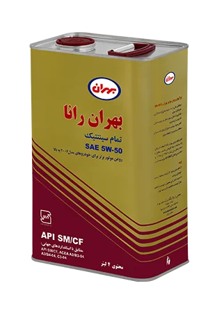 روغن موتور SM/CF 5w-50 بهران مدل رانا