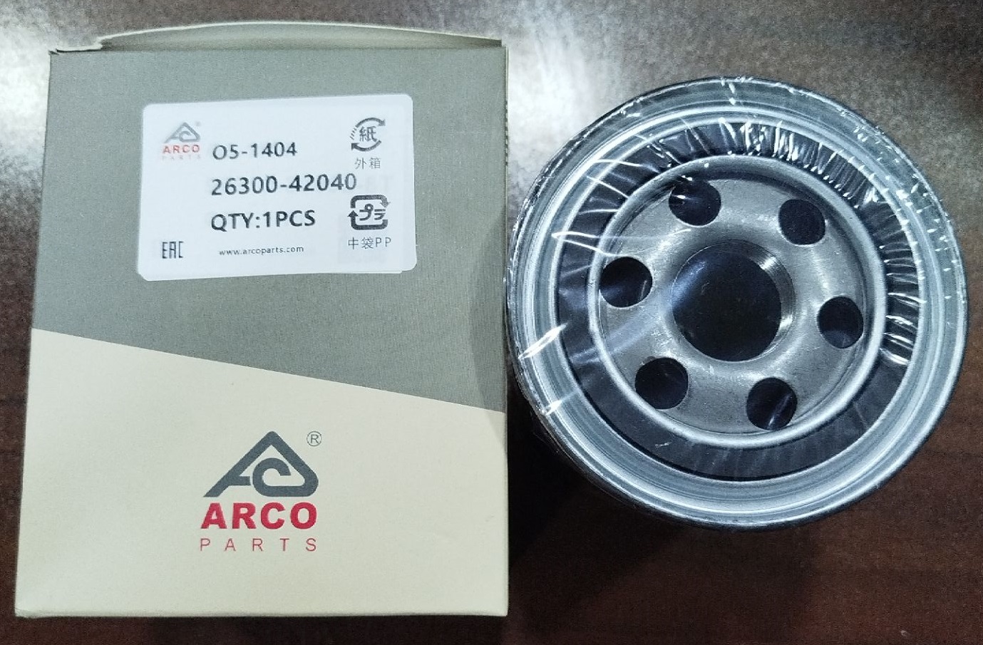 فیلتر روغن O5-1404 آرکو لیفان ، فردا ، هیوندا H350 FMC (26300-42040)