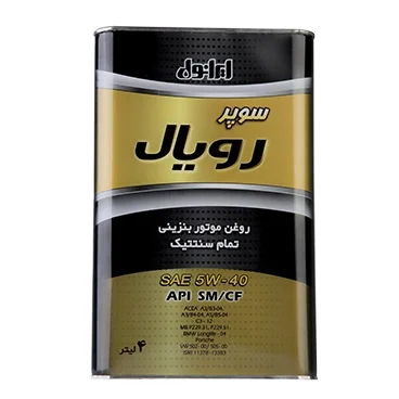 روغن موتور SM/CF 5w-40 ایرانول مدل سوپر رویال