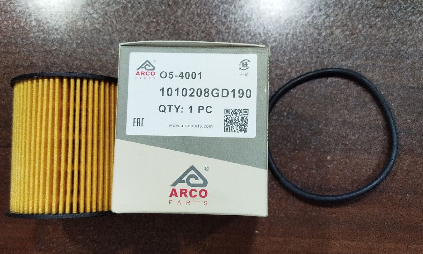 فیلتر روغن O5-4001 آرکو جک J5 ، کی ام سی T8  (1010208GD190)