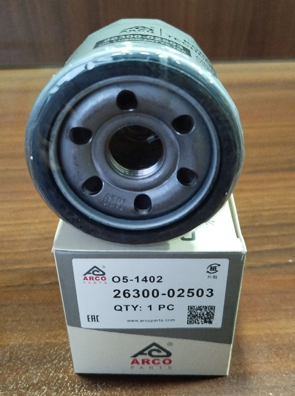 فیلتر روغن O5-1402 آرکو کیا پیکانتو ، هیوندای i20 ای 20 ، اکسنت ، سوبارو فورستر ( 26300-02503 )