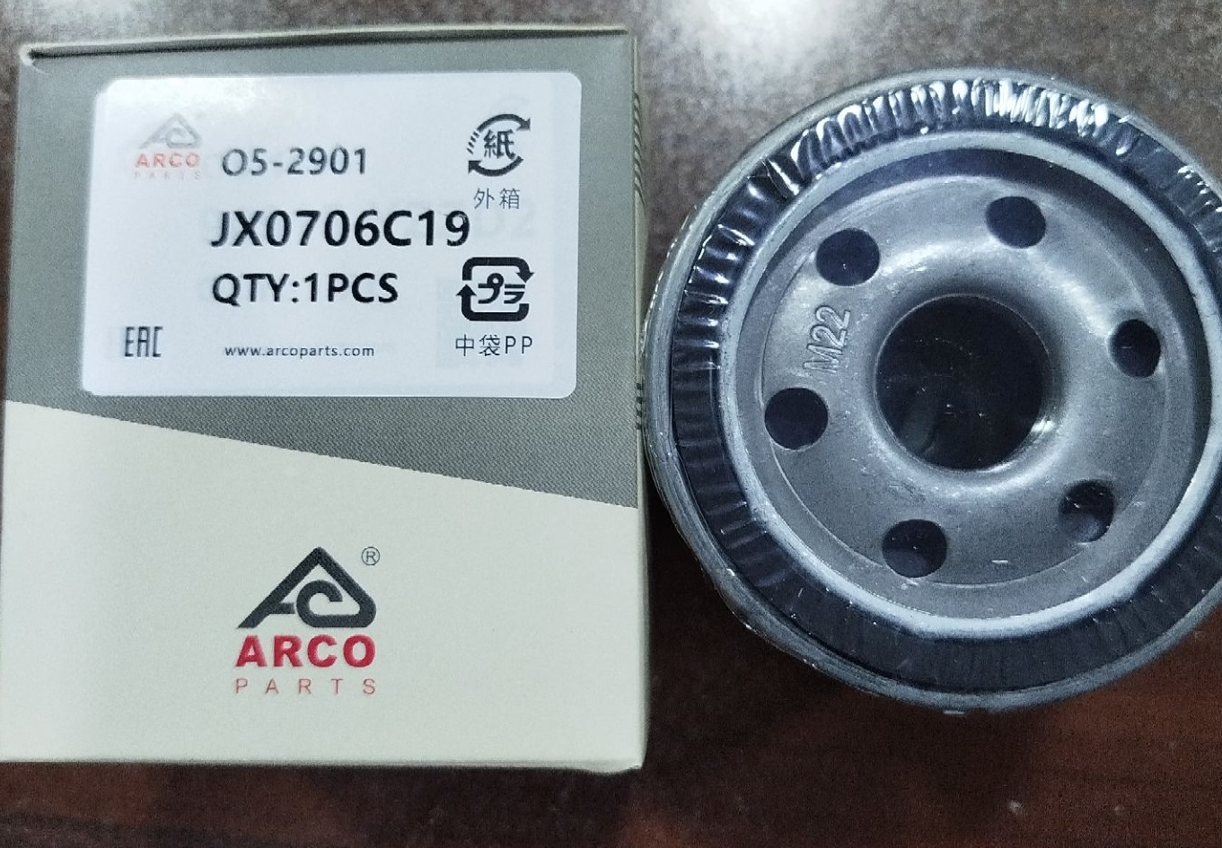 فیلتر روغن O5-2901 آرکو جیلی GC6 جی سی 6 (JX0706C19)
