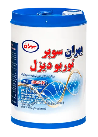 روغن موتور دیزلی CI-4/SL 15w-40 بهران مدل سوپر توربو دیزل